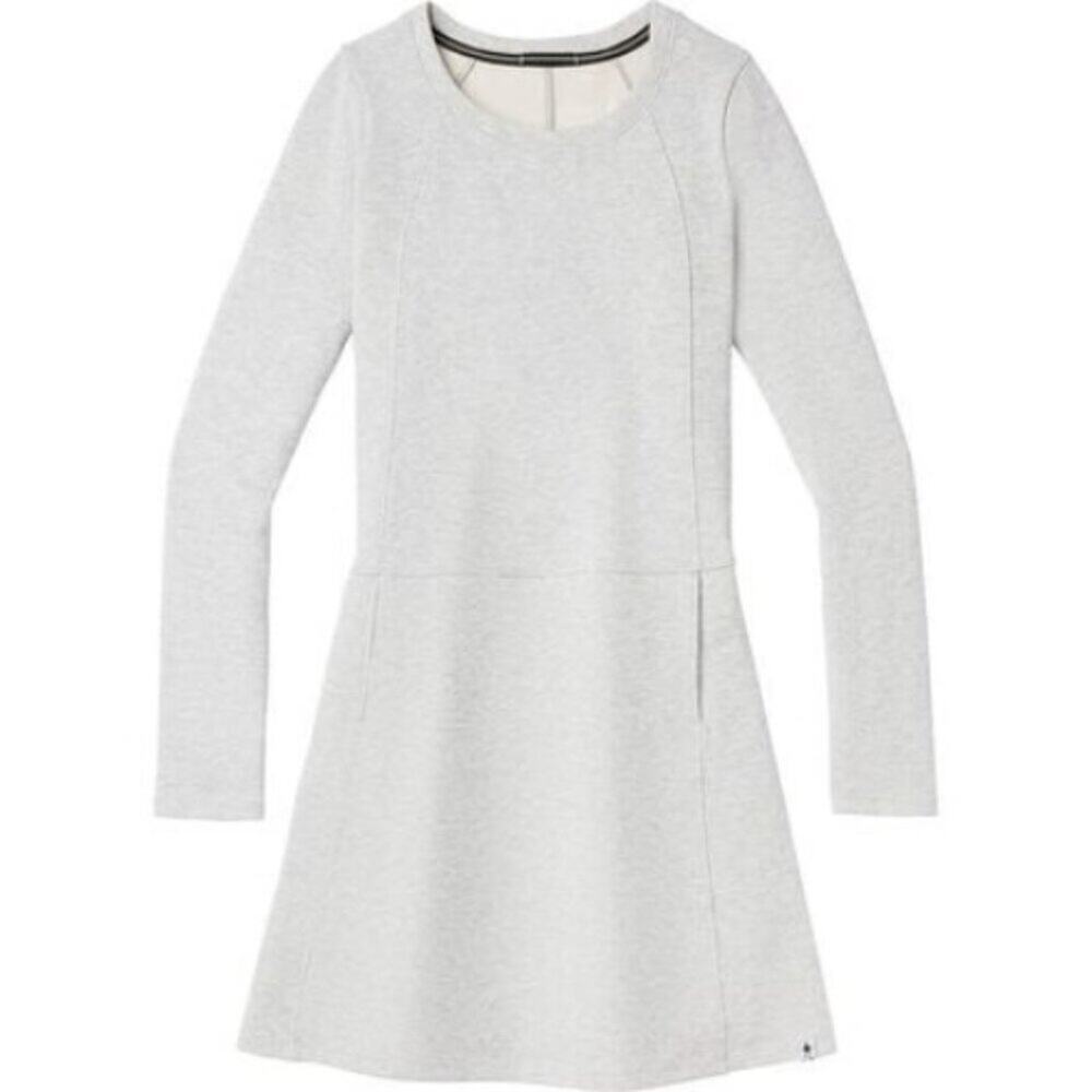 Smartwool Women's Everyday Exploration Merino Crew Neck Dress Gray Heather Small